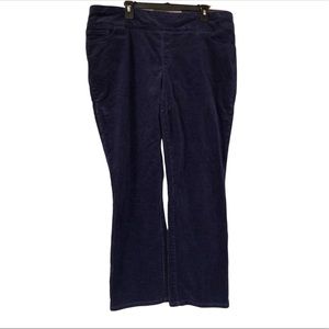 d &CO. denim + company Women’s corduroy pants sz 20